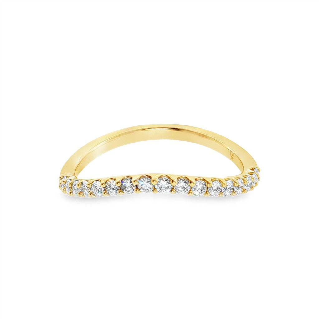 Womens Wedding Band Lab Diamond