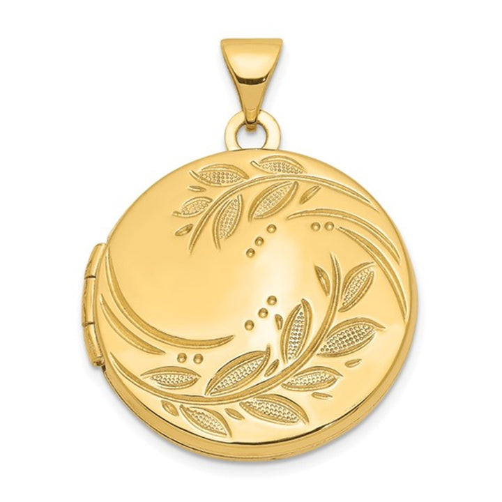 Locket Drop Pendant 14 KT Yellow