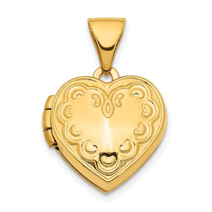 Locket Pendant 14 Karat Gold Yellow