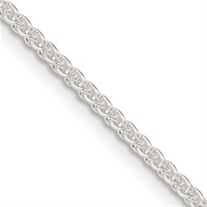 White .925 1.6 MM Spiga Chain 24" Long