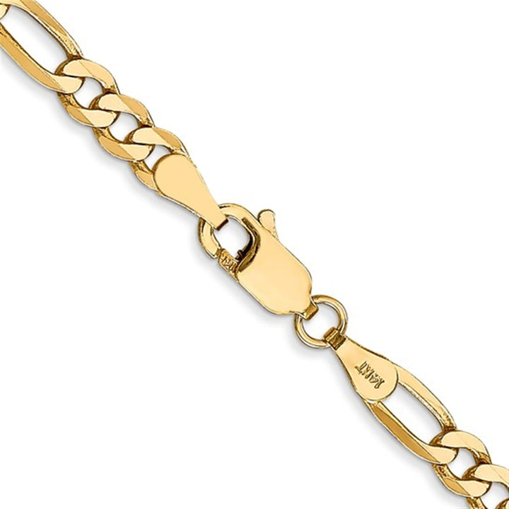 Figaro Link Chain 14 Karat Gold Yellow 4 MM Wide 20' In Length