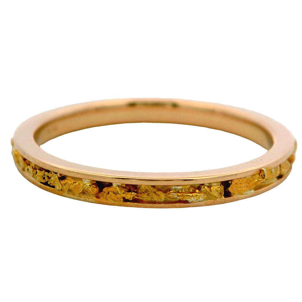 Womens Fashion Alaskan Gold Nugget Ring
