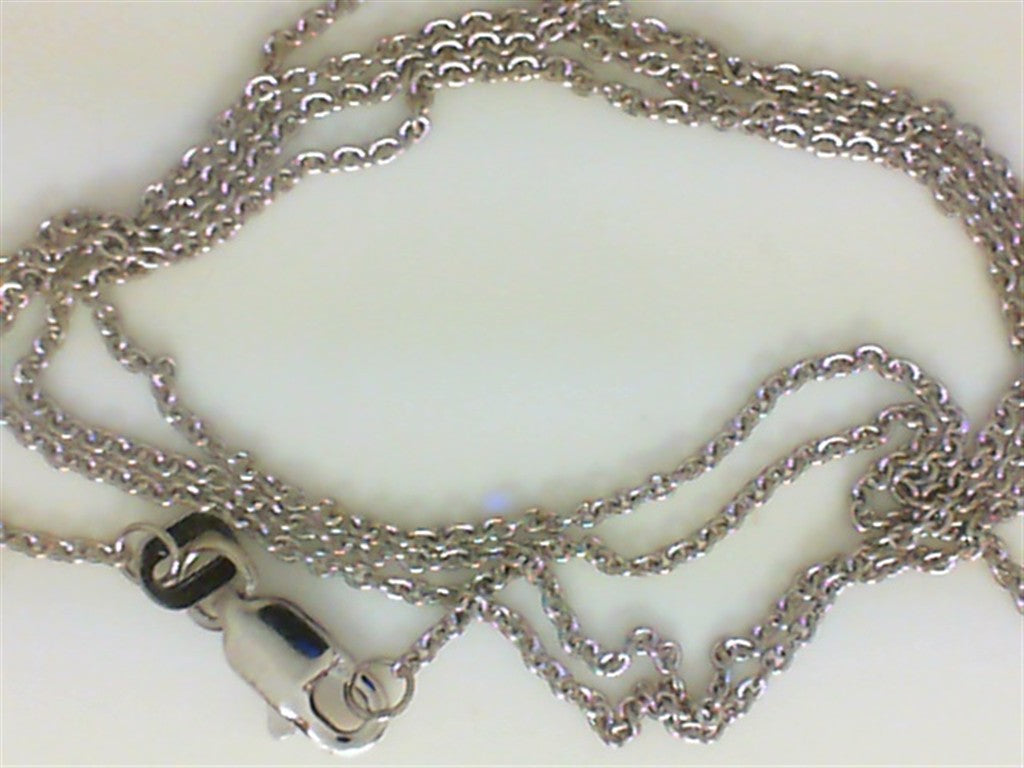 Cable Link Chain 14 KT White 1 MM Wide 18' In Length