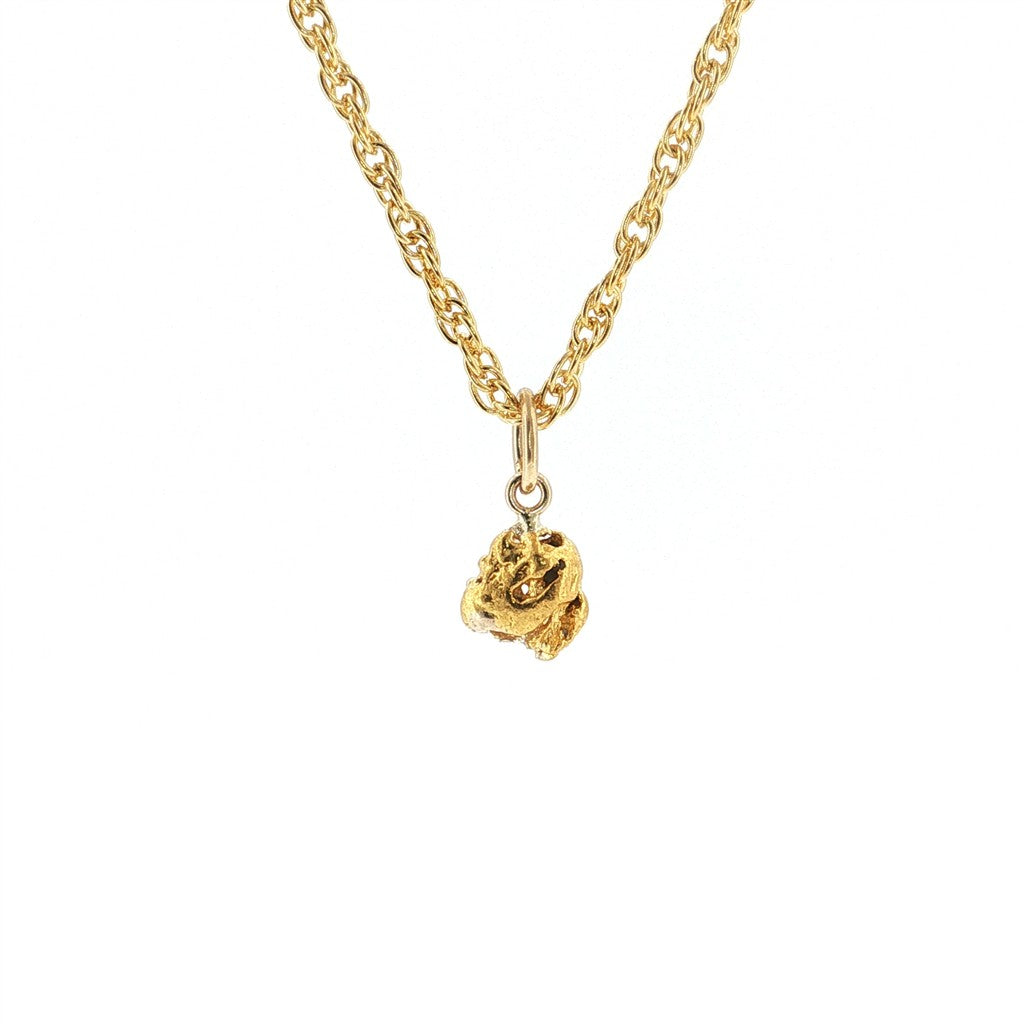 Alaskan Gold Nugget Pendants