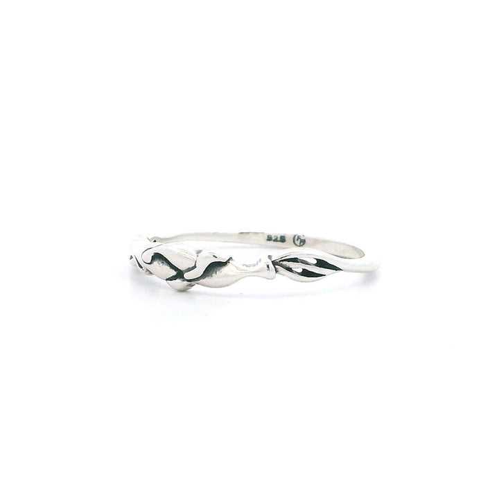 3 SEALS Free Form Silver Ring Sterling Silver Silver Size 6