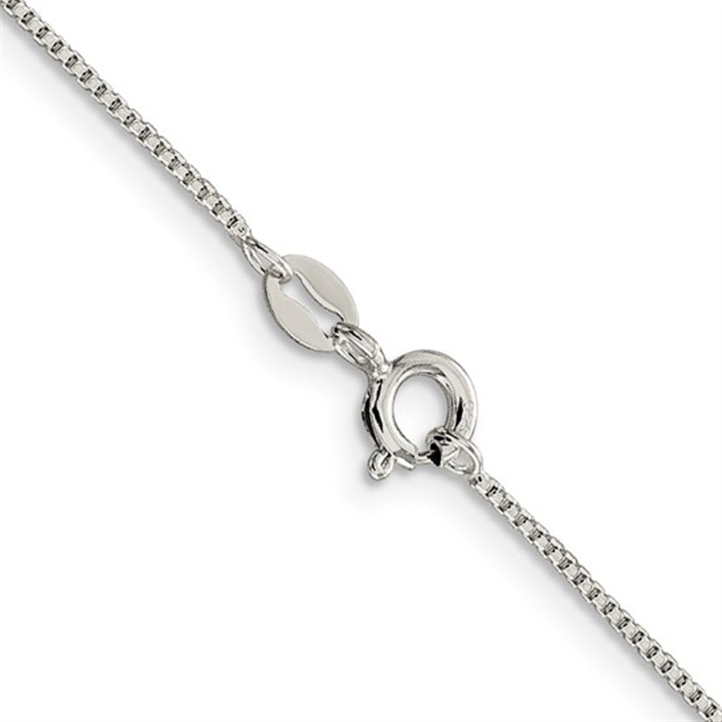 Sterling Silver 1 MM Box Chain 16" Long