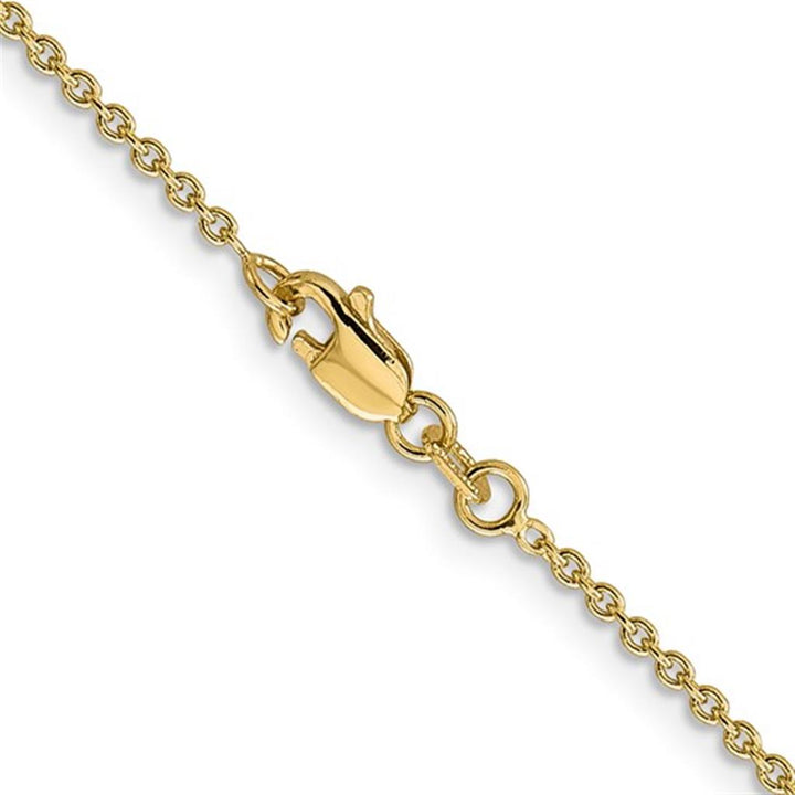 Cable Link Chain 14 KT Yellow 1.8 MM Wide 18' In Length