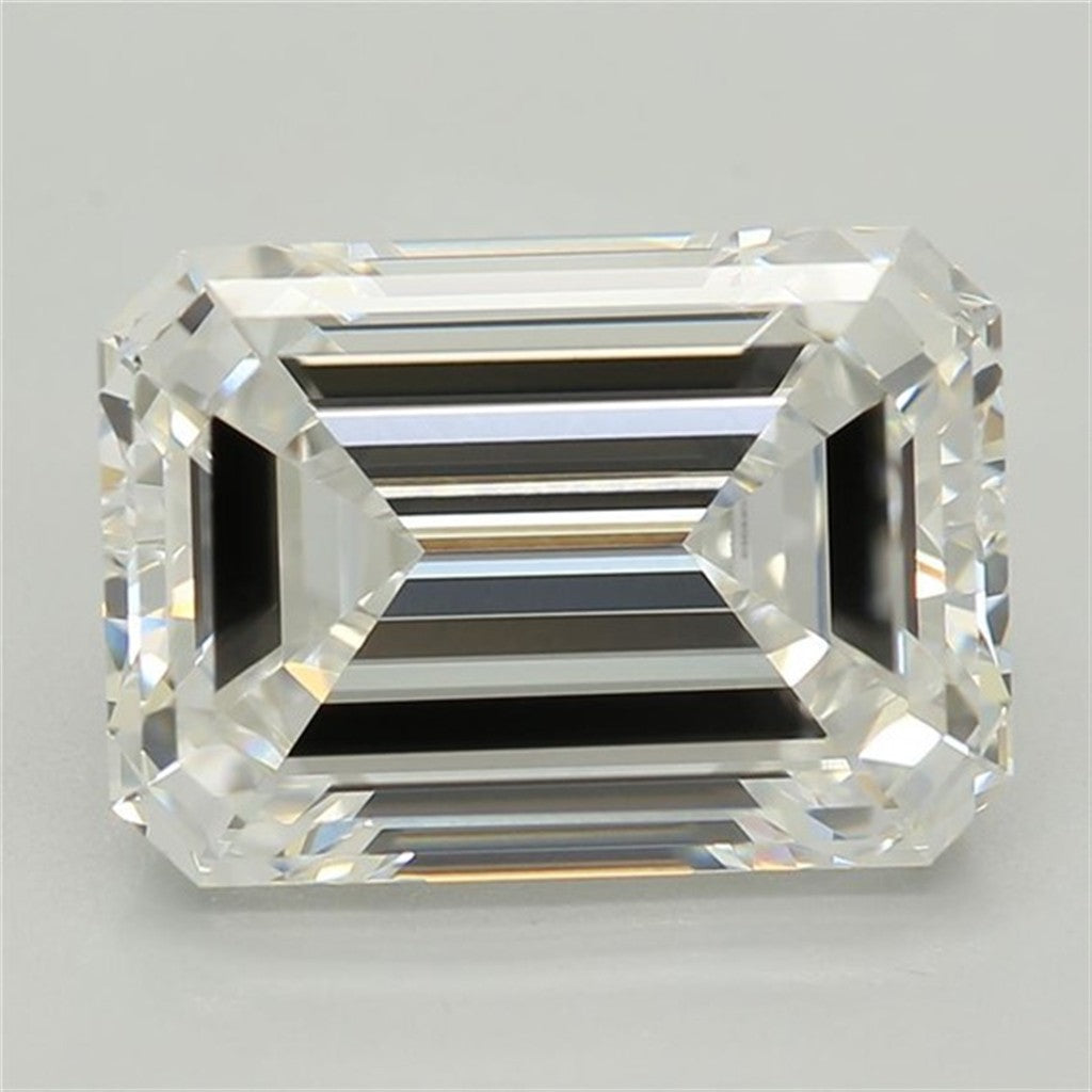 3.90 Carat Lab Diamond Emerald Shape E Color VVS2 Clarity