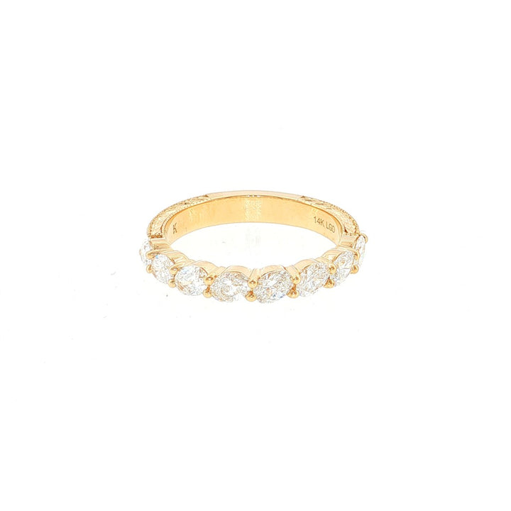 Womens Wedding Band Lab Diamond