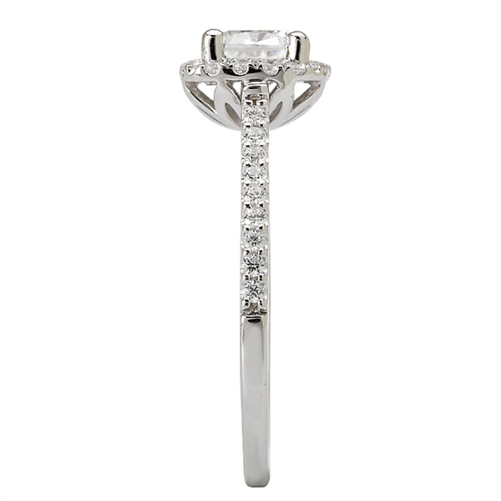 Halo Style Diamond Engagement Ring 14 Karat Gold White 
(Center Stone Not Included)