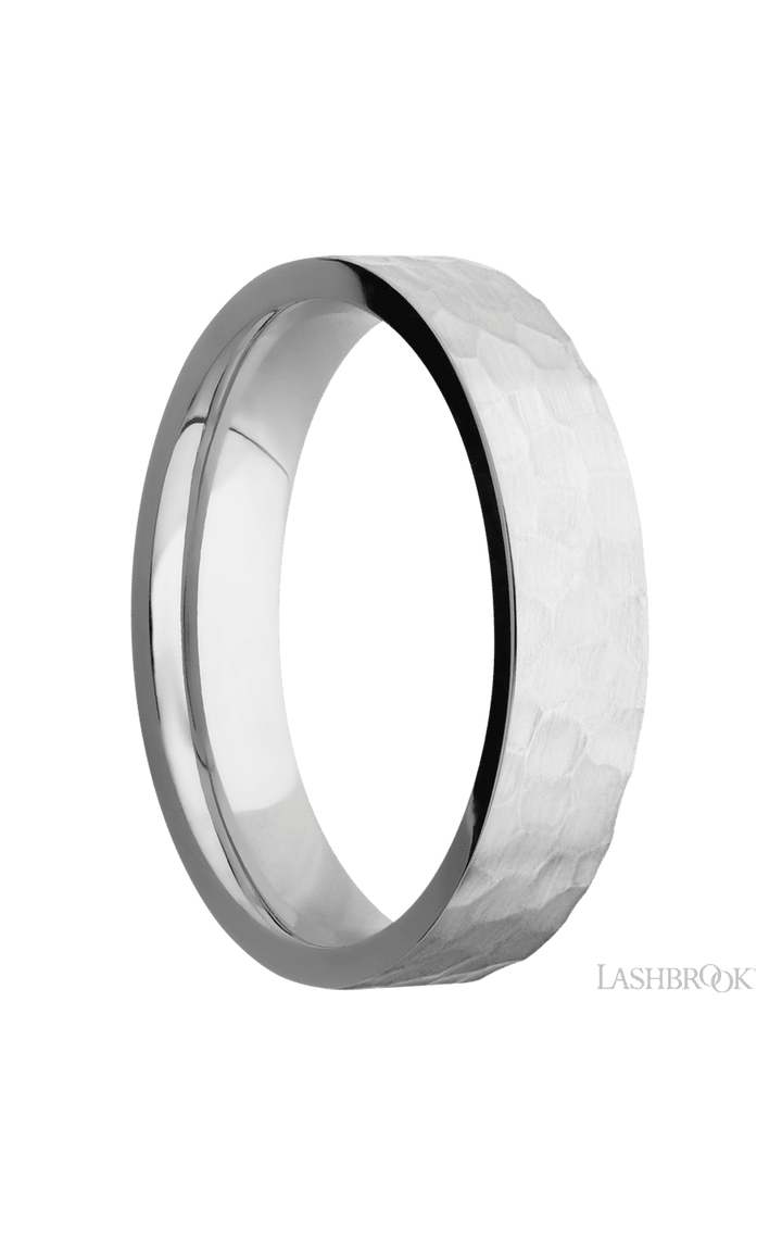 5 mm wide Flat Cobalt Chrome band.