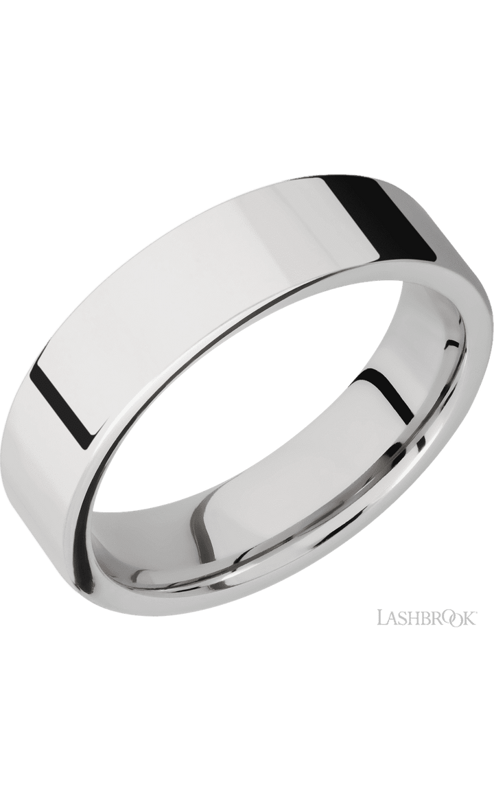 6 mm wide Flat Cobalt Chrome band.