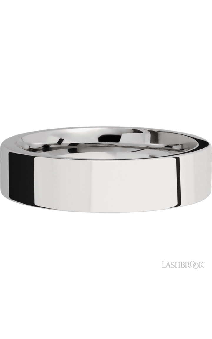 6 mm wide Flat Cobalt Chrome band.