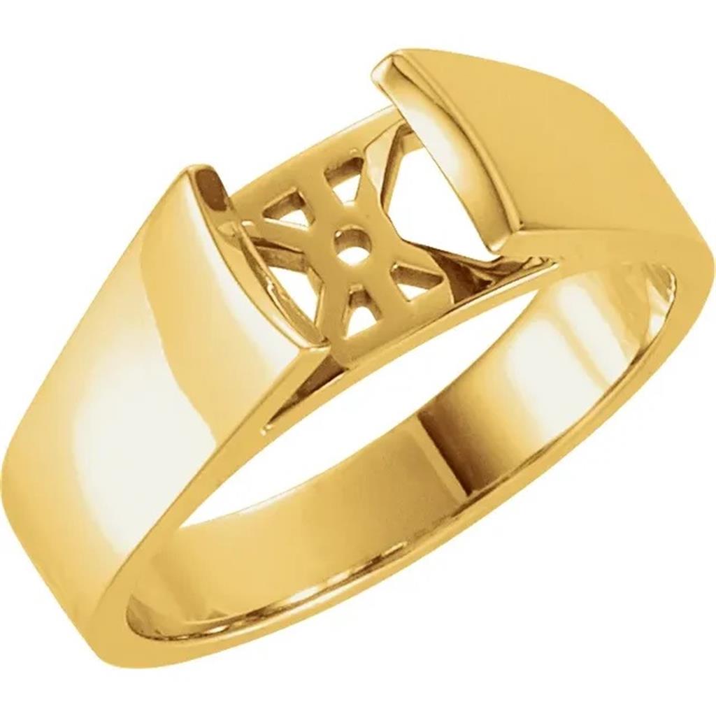 Tiffany Style Diamond Engagement RingBase Metal Yellow