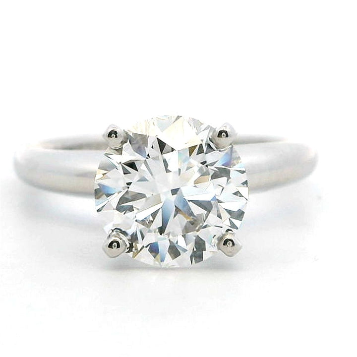 Tiffany Style Lab Diamond Engagement RingPlatinum White