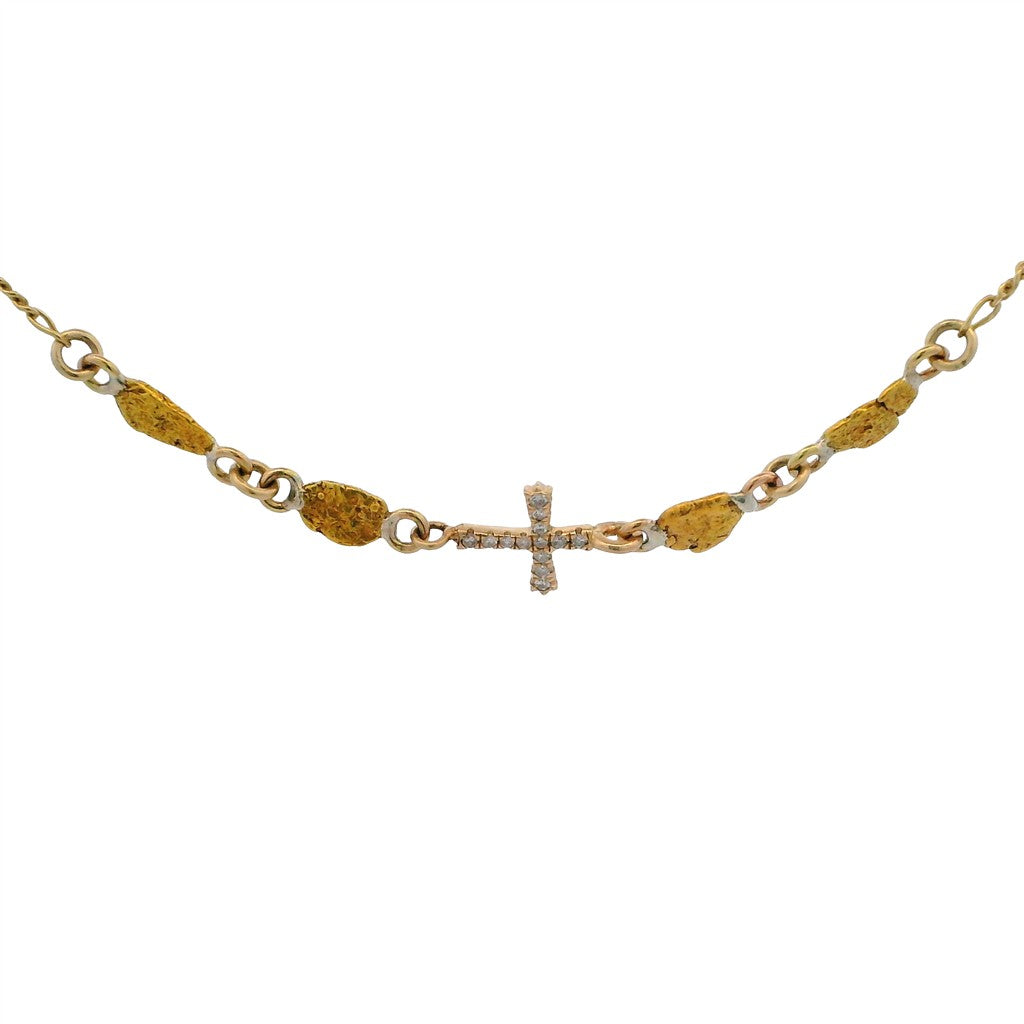 Gold Nugget Necklace
