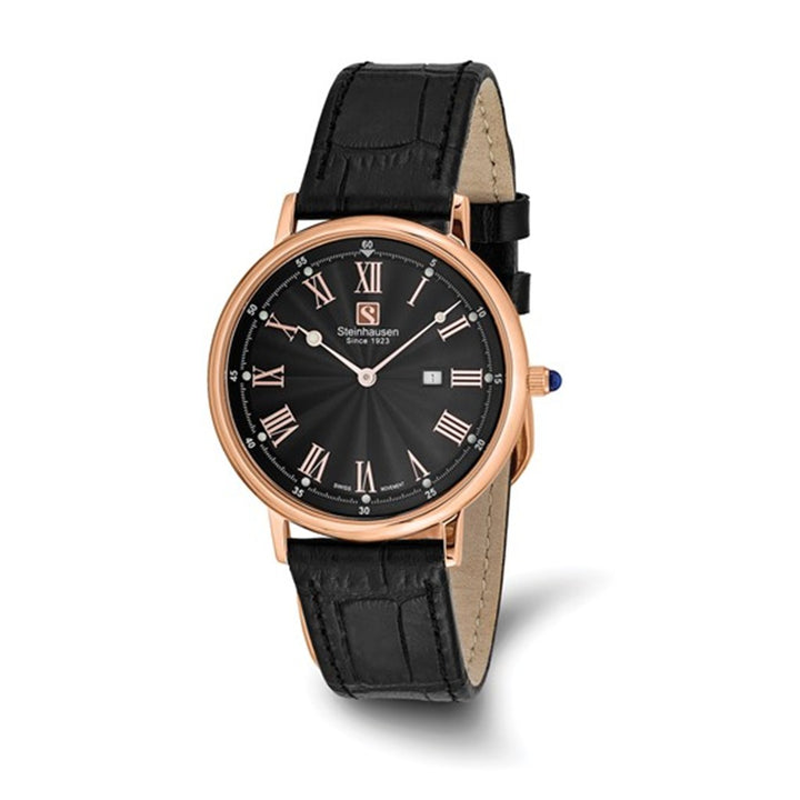 Dress Style Quartz (Battery) Mens Watch with a Leather Band By Stainhauesn Altdorf