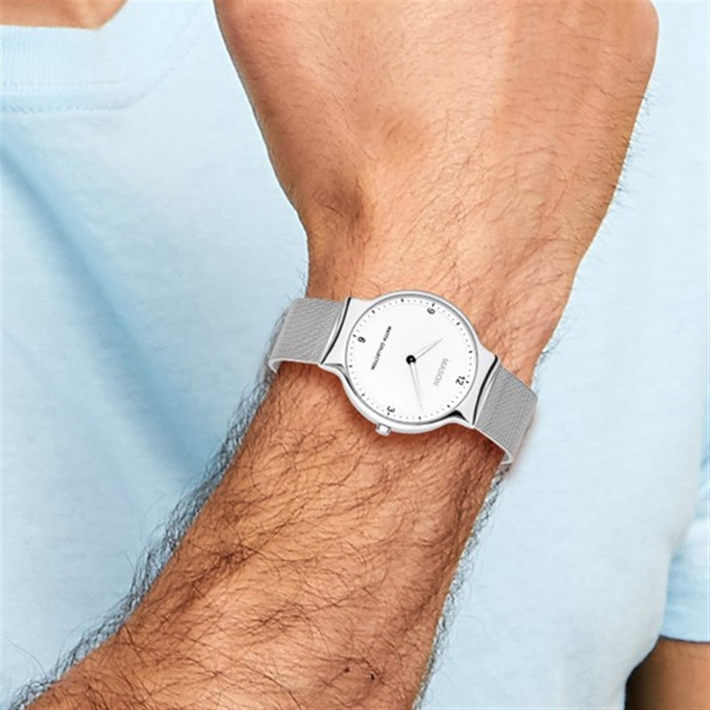 Dress Style Quartz (Battery) Mens Watch with a Stainless Steel Band By Mason Sales