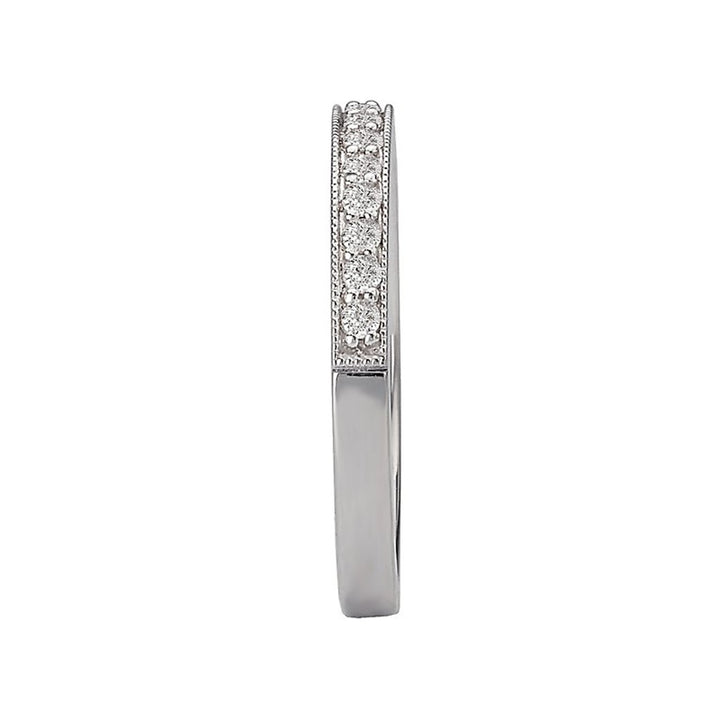 1/2 Anniversary Style Diamond Wedding Band Alloy White size 6