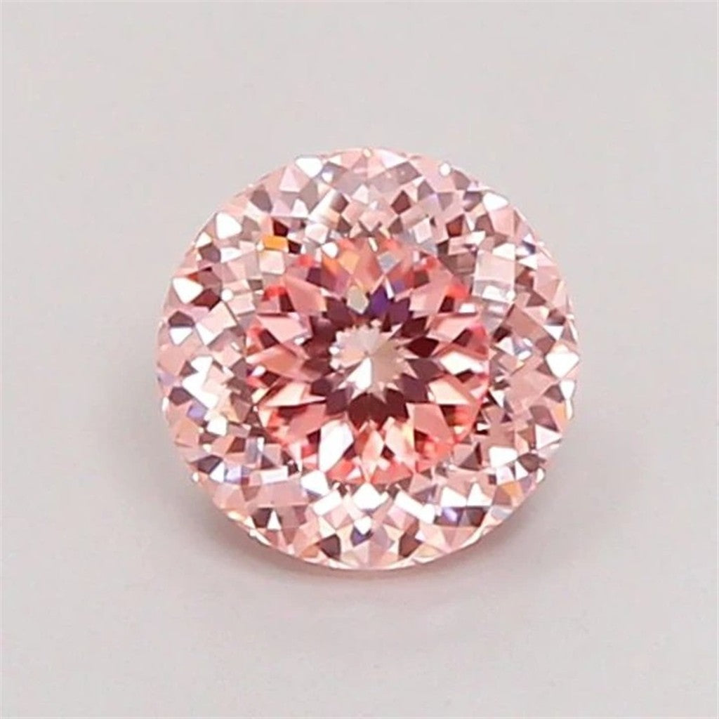 2.15 Carat Lab Diamond Round Shape Pink Color VVS2 Clarity