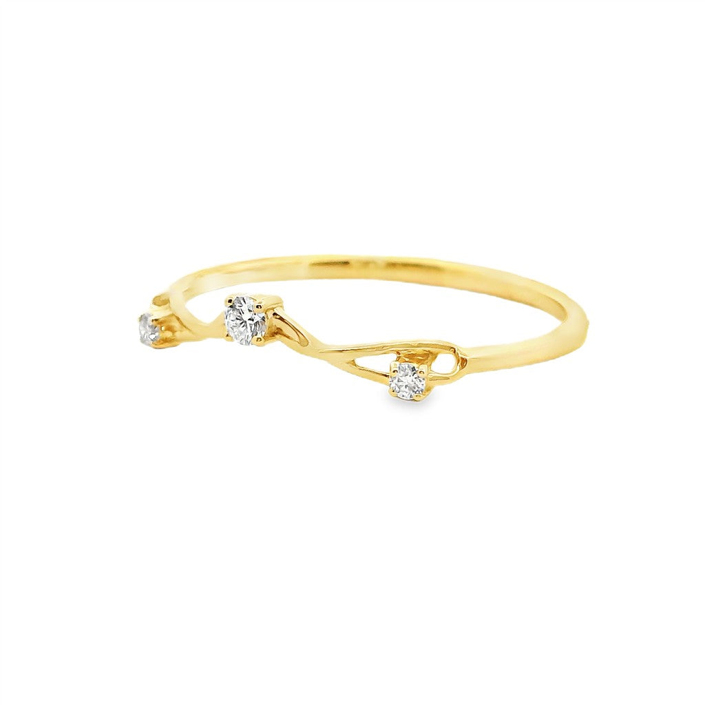 Womens Wedding Band Lab Diamond