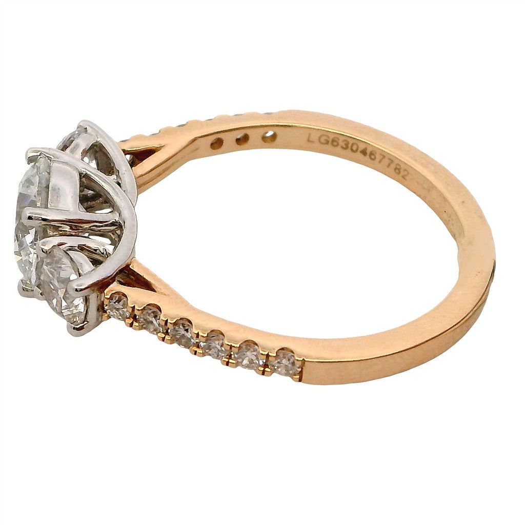 Lab Diamond Engagement Ring