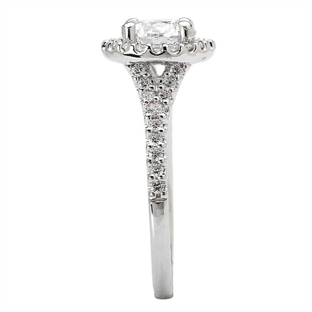 Halo Style Diamond Engagement Ring 14 Karat Gold White 
(Center Stone Not Included)