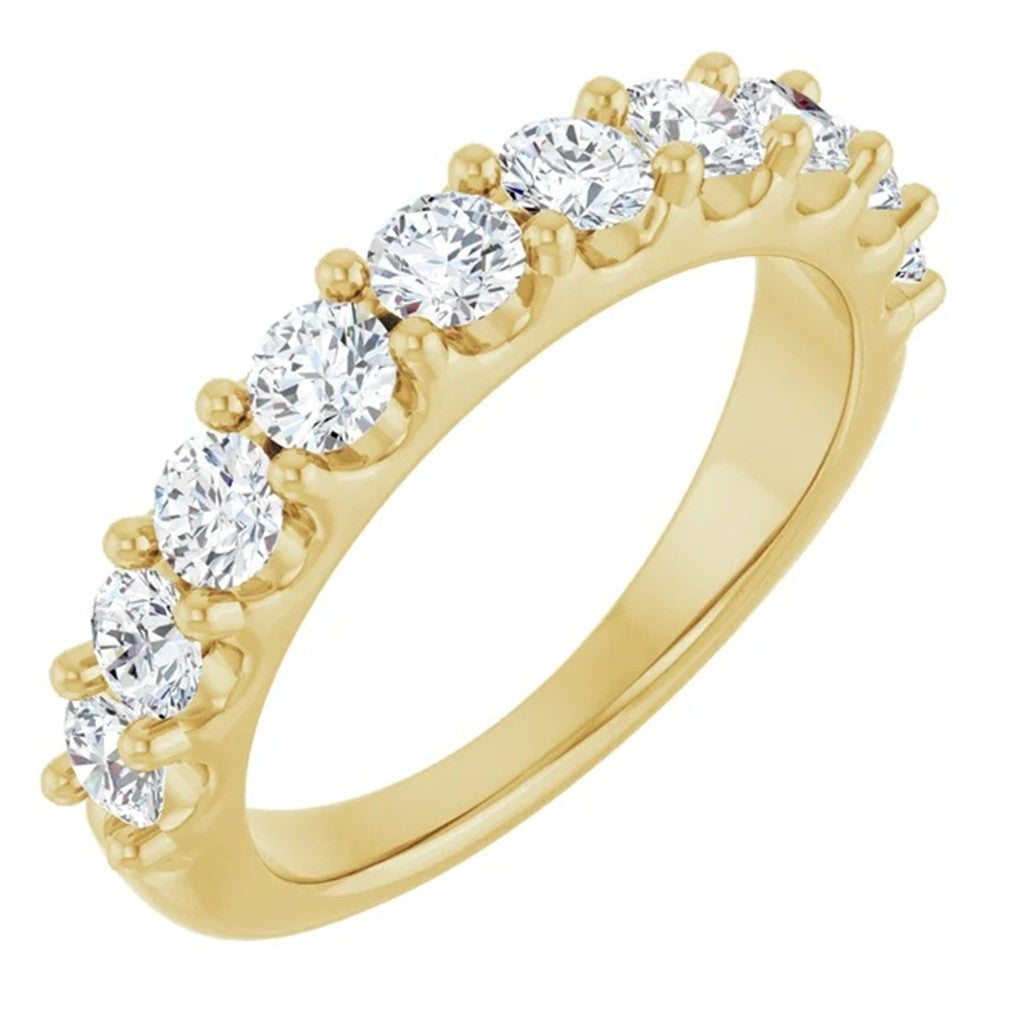 Womens Wedding Band Lab Diamond
