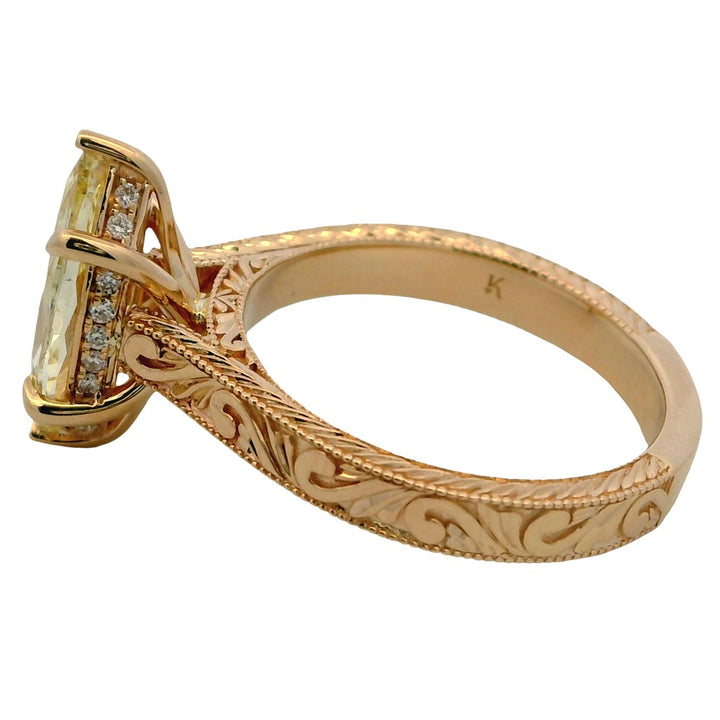 Lab Diamond Engagement Ring