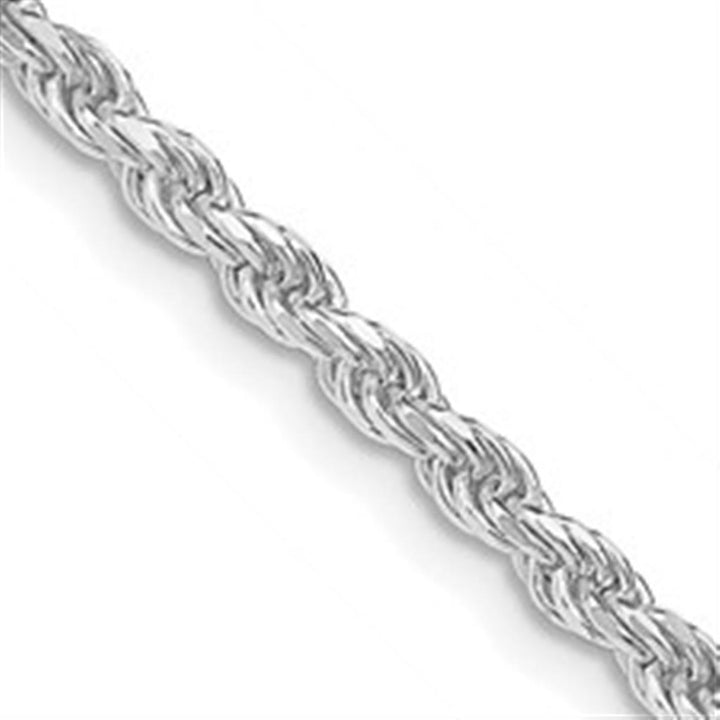 White .925 2.75 MM Rope Chain 24" Long