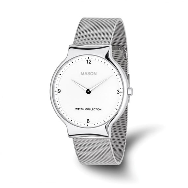 Dress Style Quartz (Battery) Mens Watch with a Stainless Steel Band By Mason Sales
