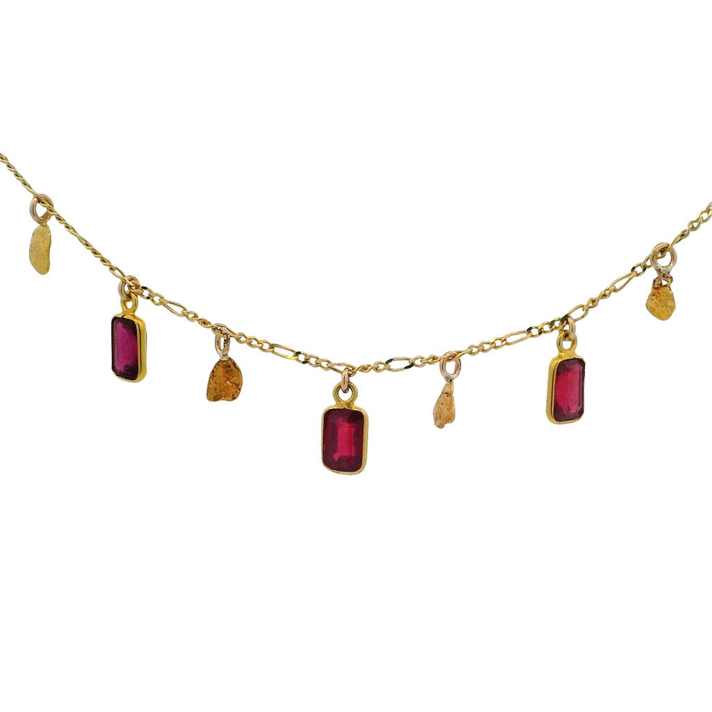 Gold Nugget Necklace