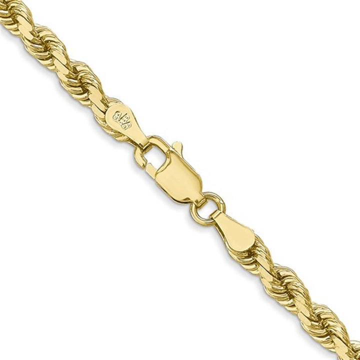 Rope Link Chain 10 KT Yellow 4 MM Wide 24' In Length