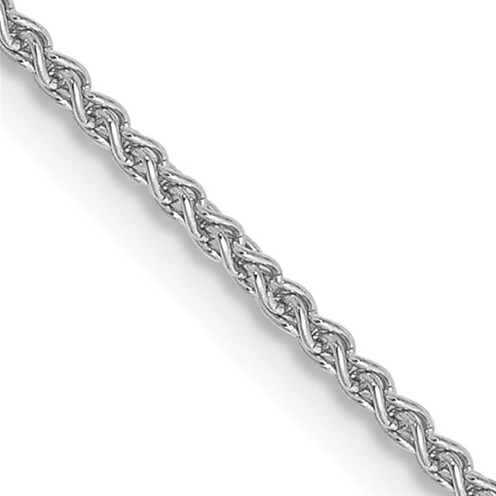 Spiga Link Chain 14 Karat Gold White 1.25 MM Wide 16' In Length