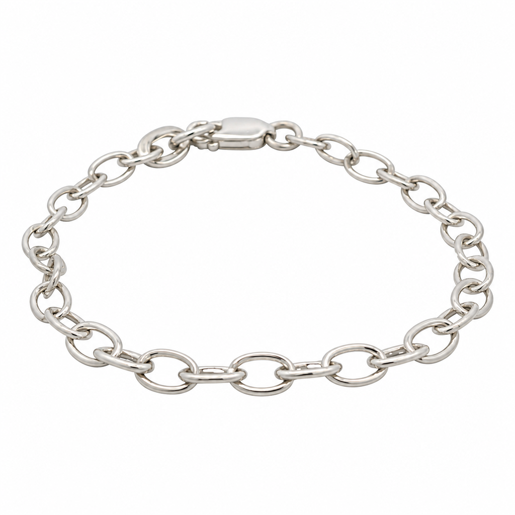 Sterling Silver 1.2 MM Figaro Chain 20" Long