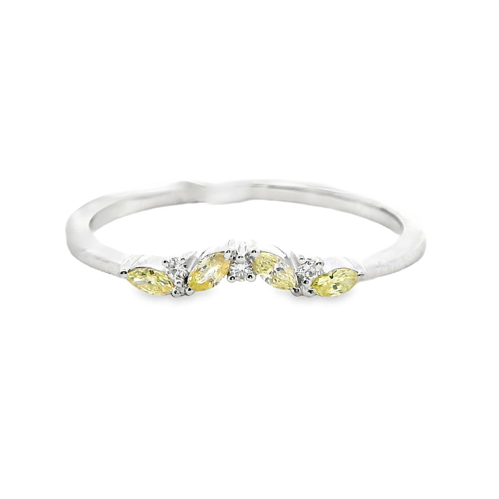 Womens Wedding Band Lab Diamond