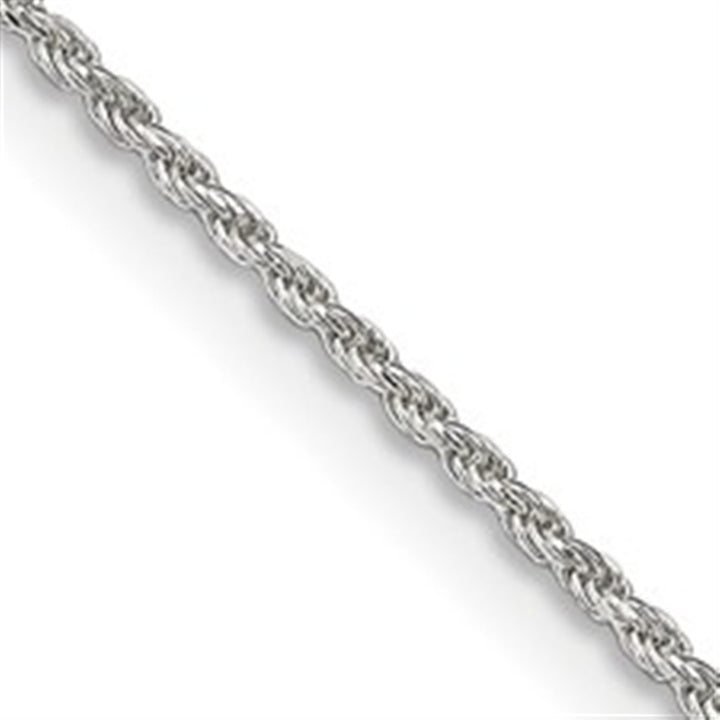 Sterling Silver 1.1 MM Rope Chain 18" Long