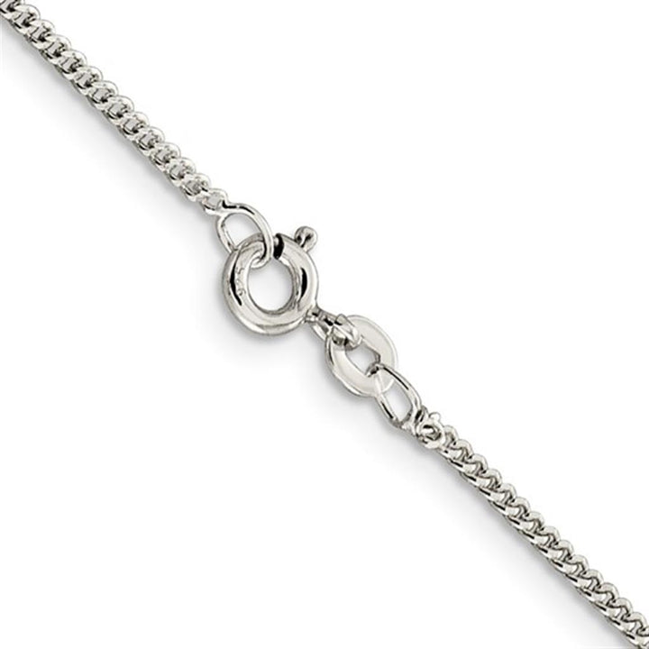 White .925 1.5 MM Curb Chain 16" Long