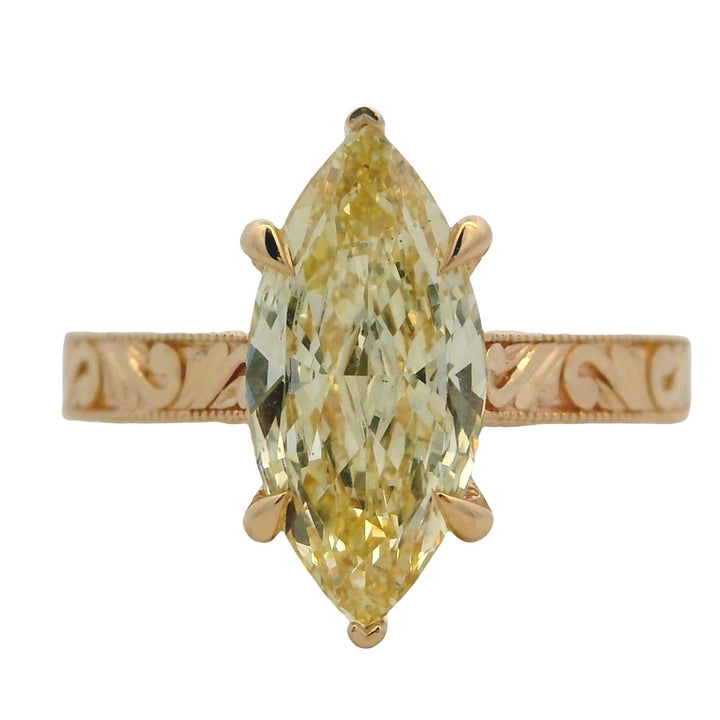 Lab Diamond Engagement Ring