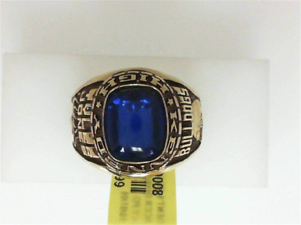<nothing> Style Men's Class Rings <14 kt> Yellow