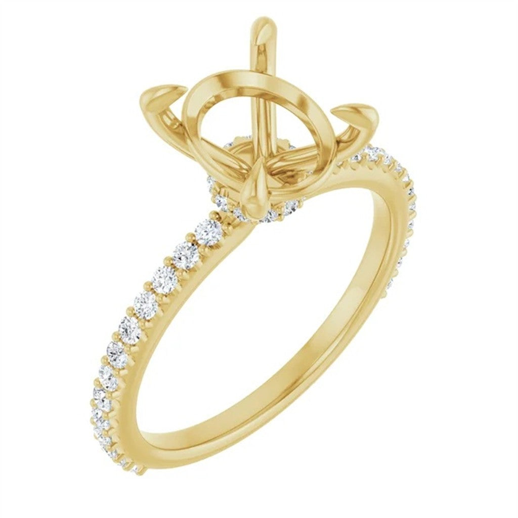 Lab Diamond Engagent Ring