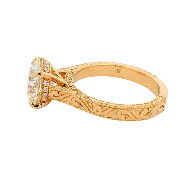Lab Diamond Engagement Ring