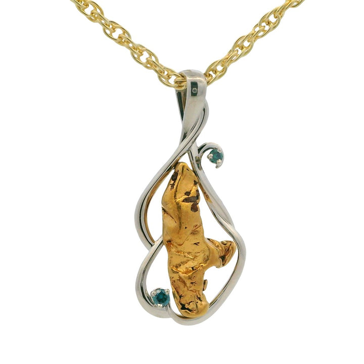 Alaskan Gold Nugget Pendants