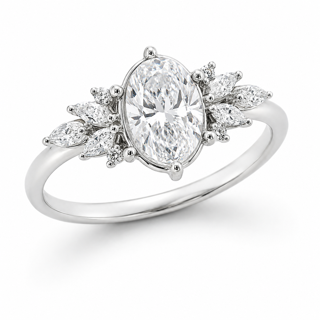 Lab Diamond Engagent Ring