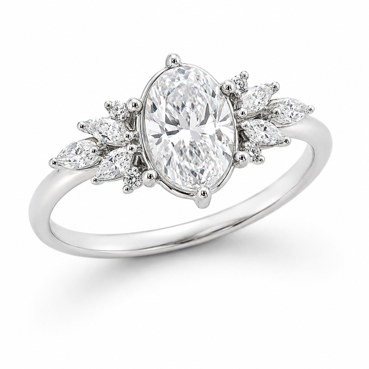 Lab Diamond Engagent Ring