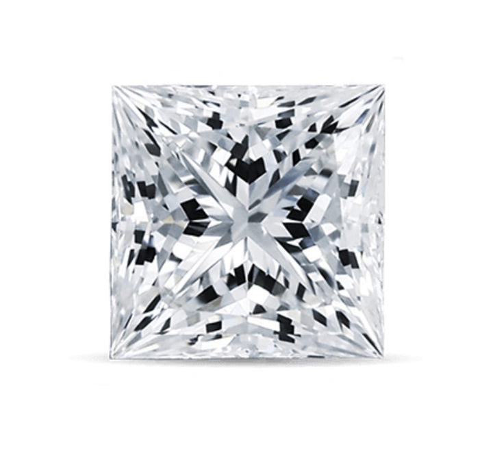 0.39 Carat Natural Diamond Princess Shape G Color I1 Clarity