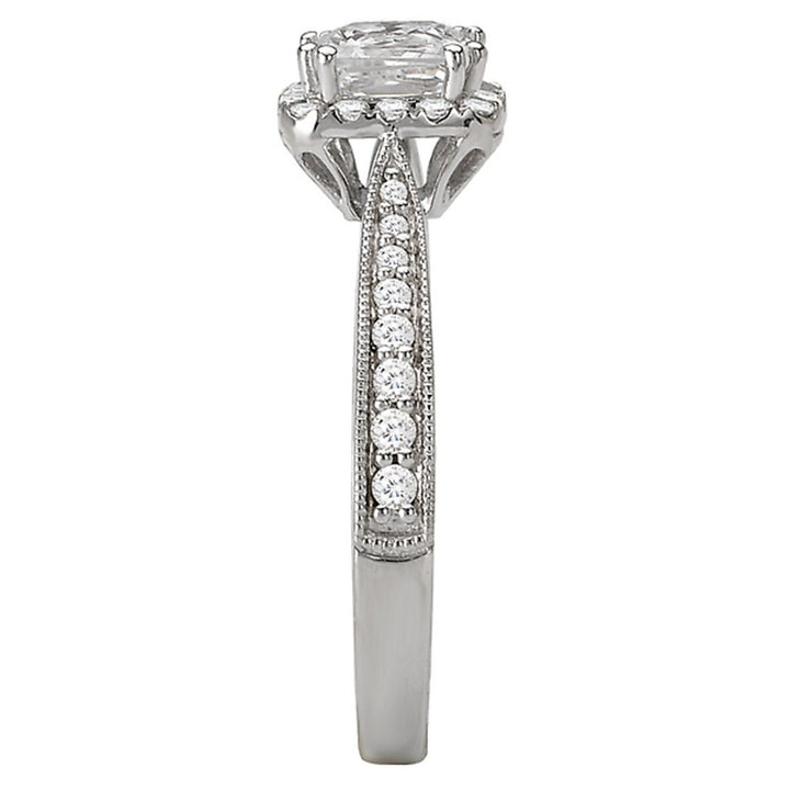 Halo Style Diamond Engagement Ring 14 Karat Gold White 
(Center Stone Not Included)