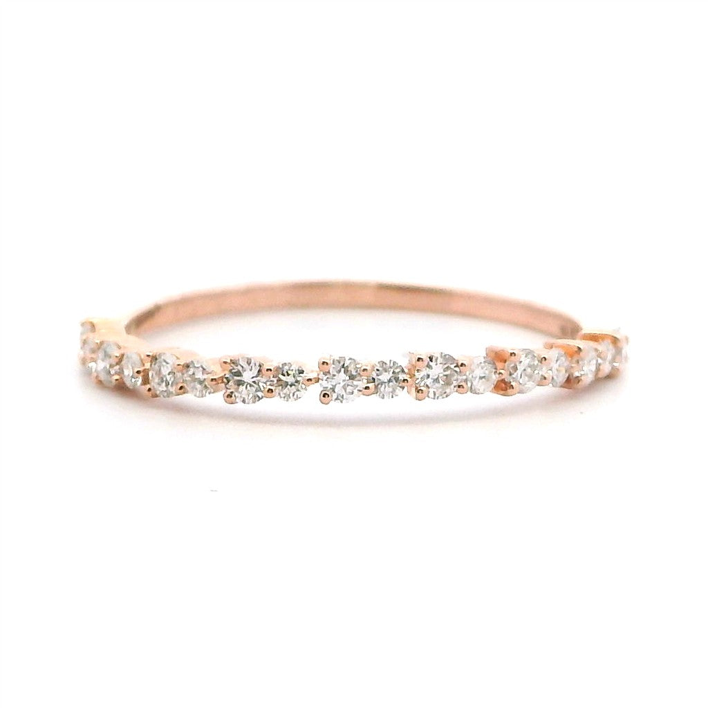 Womens Wedding Band Lab Diamond
