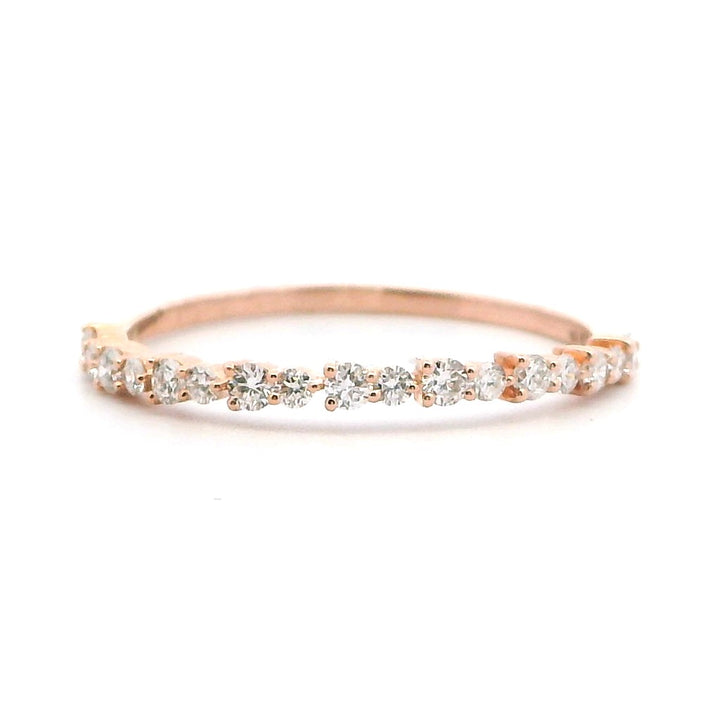 Womens Wedding Band Lab Diamond