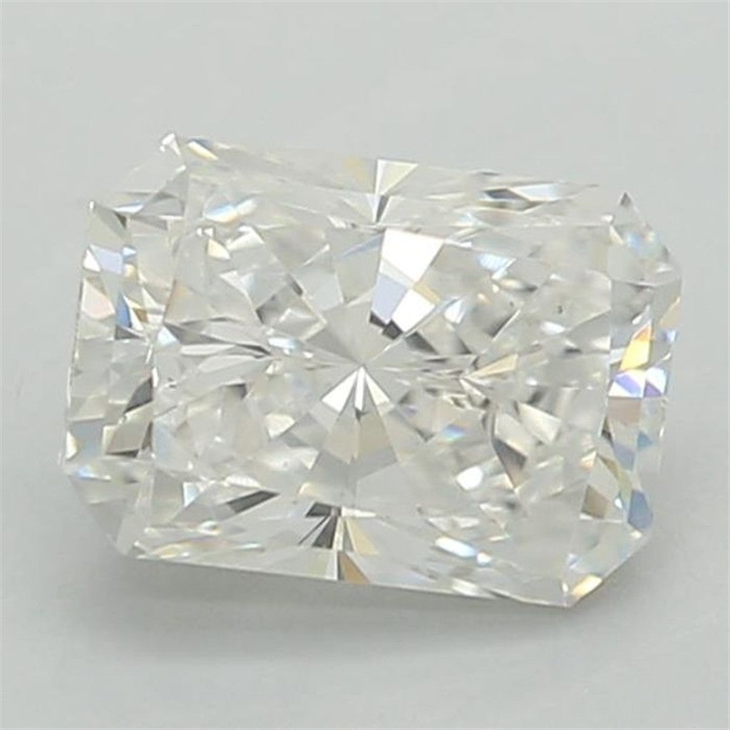 2.50 Carat Laboratory-Grown Origin Lab Diamond Radiant Shape E Color VVS2 Clarity